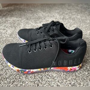 NOBULL Black Sneakers with Floral Sole